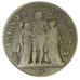 FRANCE, Union et Force, 5 Francs, 1801, Paris, VF(20-25), Silver, Gadoury...