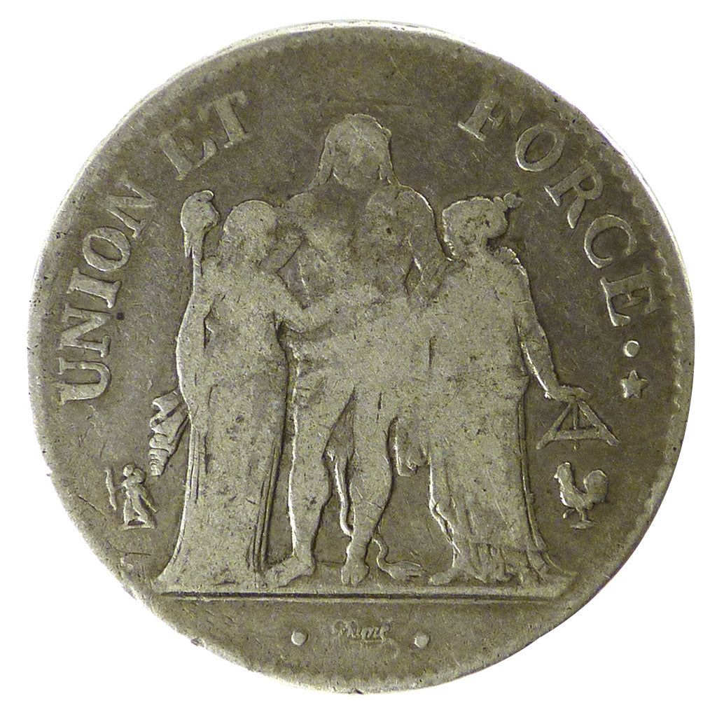 Consulat, 5 Francs Union et Force
