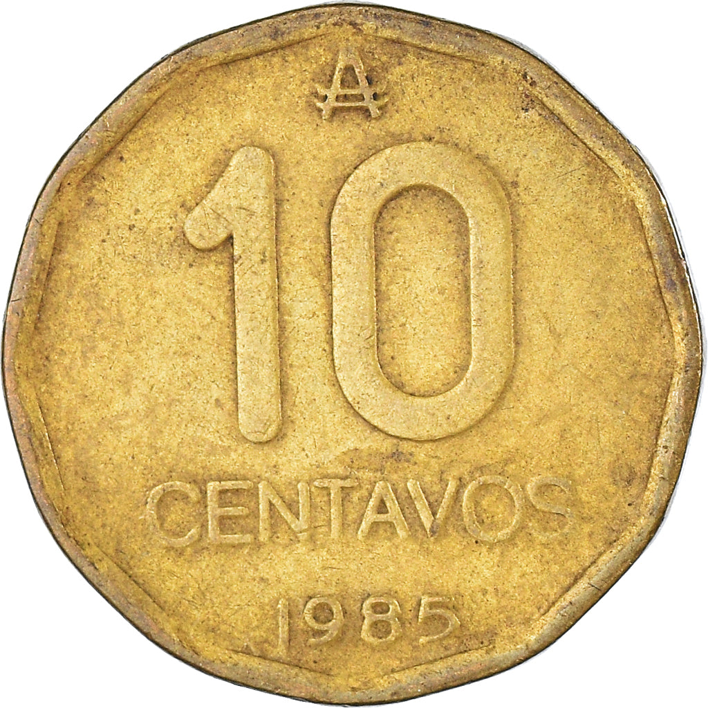 Münze, Argentinien, 10 Centavos, 1985