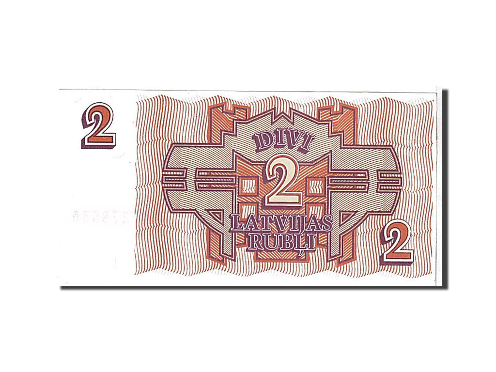 Billet, Latvia, 2 Rubli, 1992, NEUF