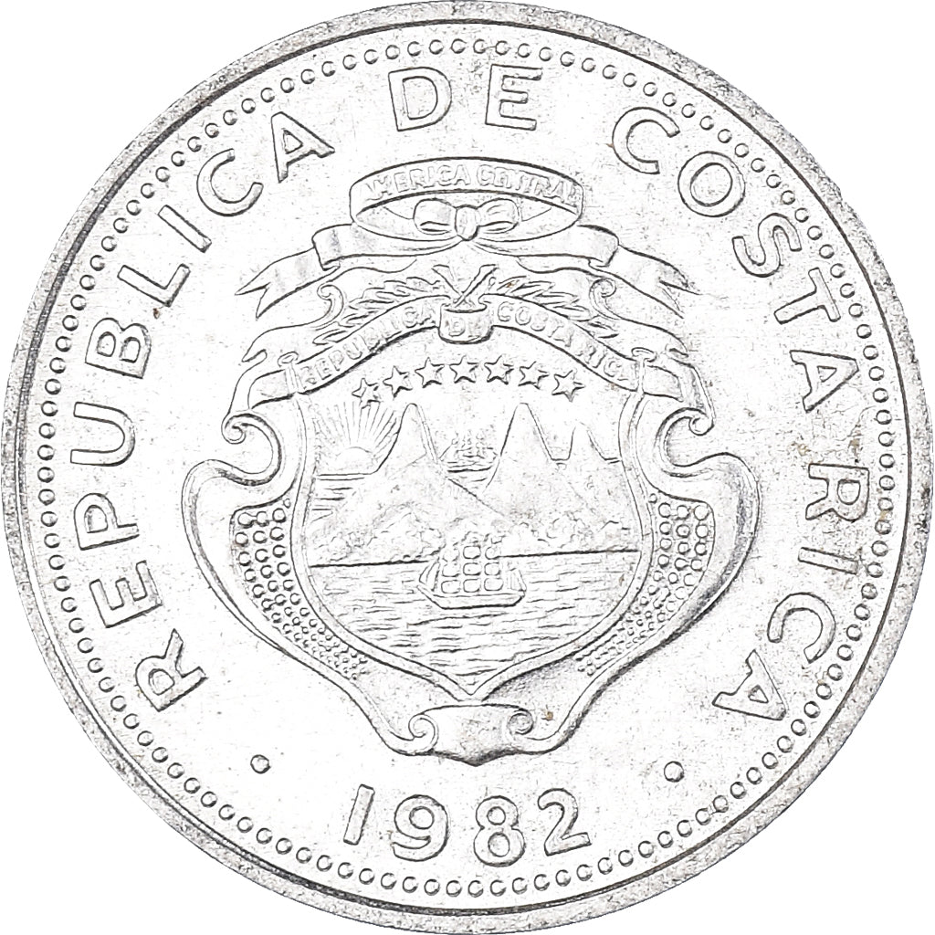 Coin, Costa Rica, 10 Centimos, 1982