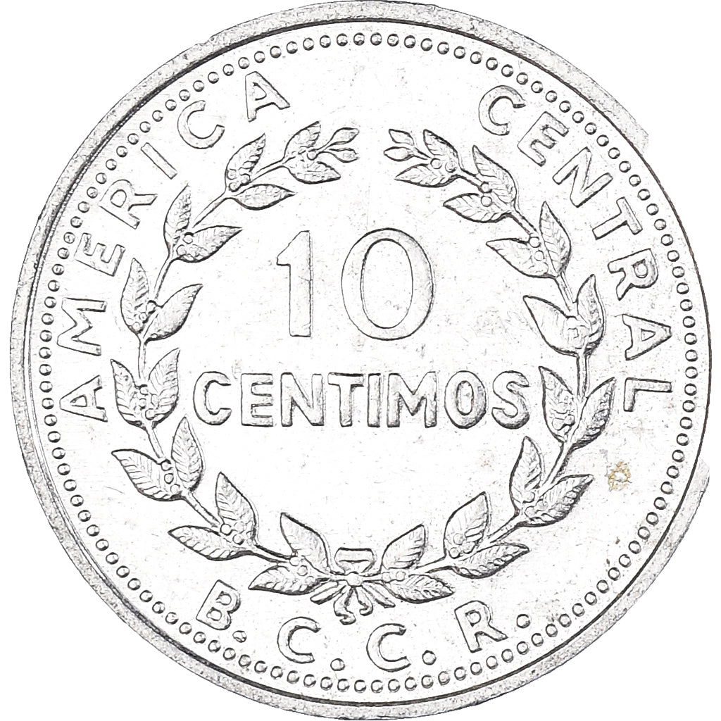Coin, Costa Rica, 10 Centimos, 1982