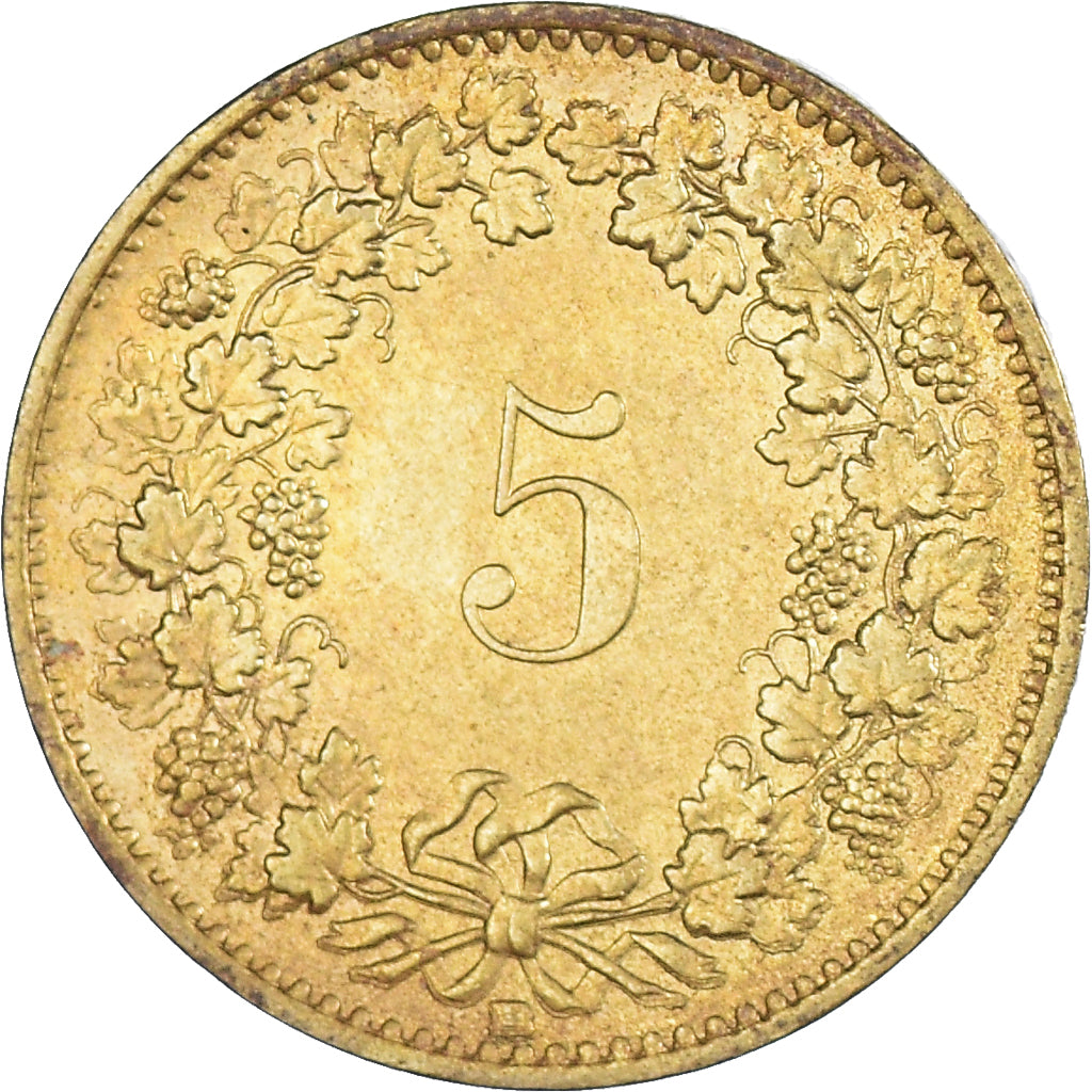 Moneda, Suiza, 5 Rappen, 1993