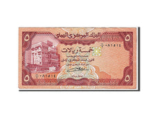Biljet, Arabische Republiek Jemen, 5 Rials, 1981, KM:17c, TTB