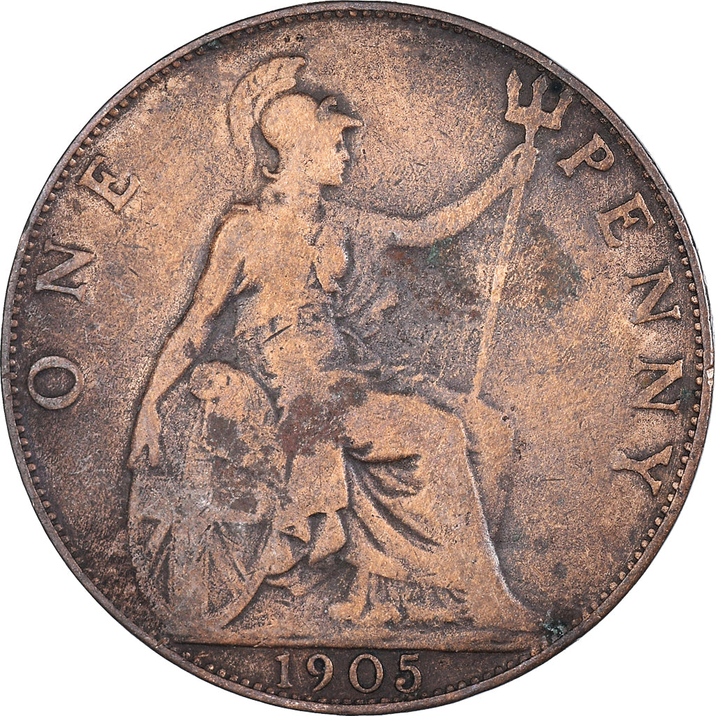 Moneta, Wielka Brytania, Penny, 1905