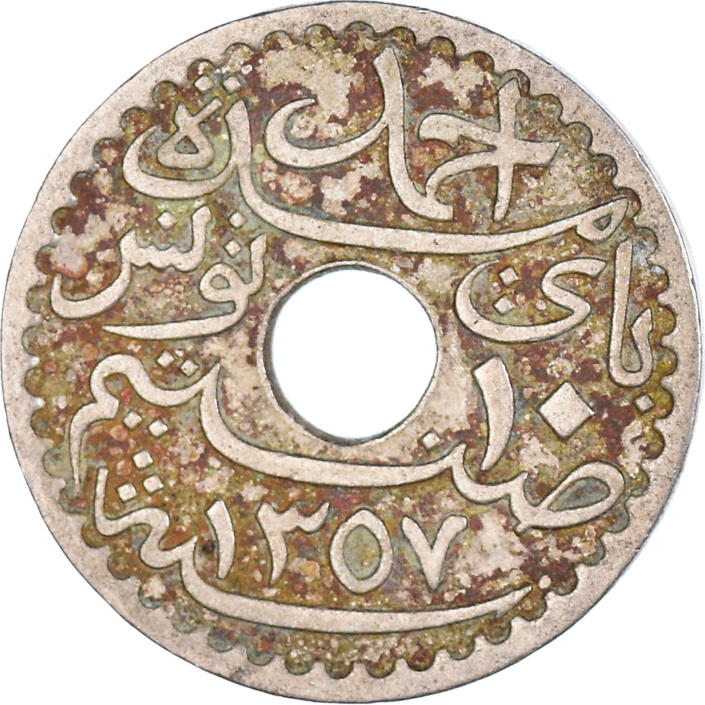 Moneta, Tunisia, 10 Centimes, 1938
