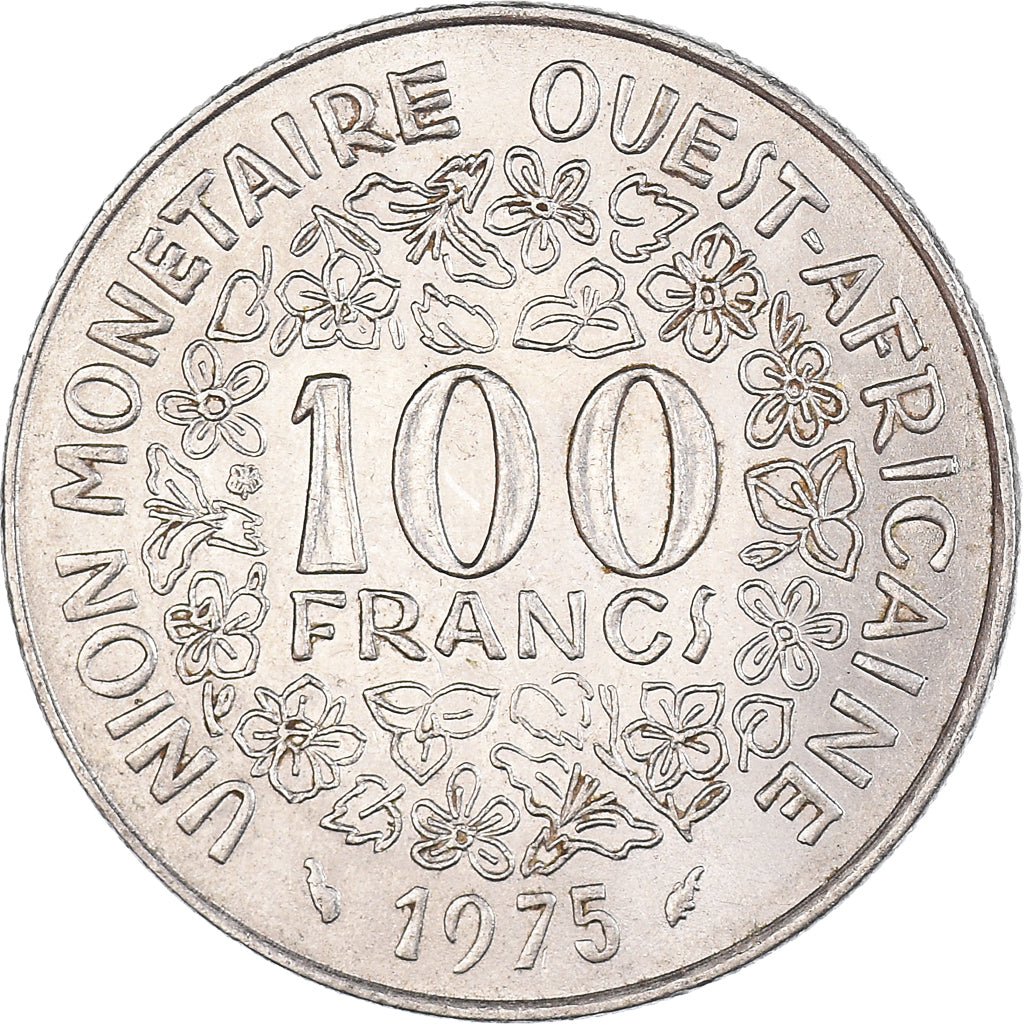 Moneda, Estados del África Occidental, 100 Francs, 1975