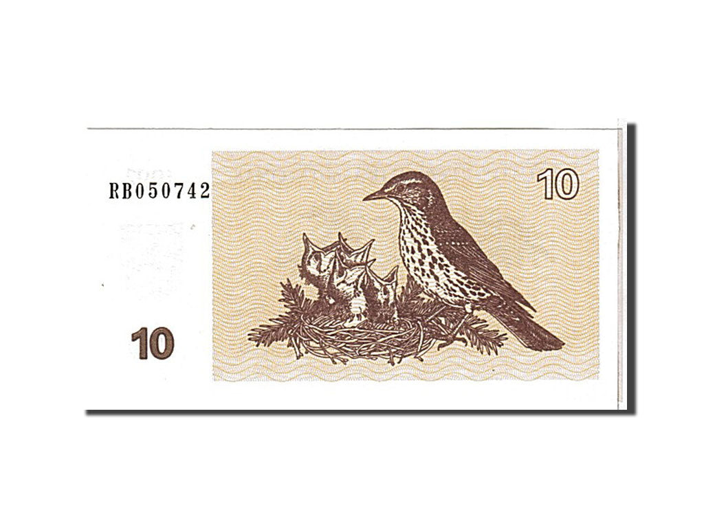 Lithuania, 10 (Talonas), 1992, KM #40, UNC(65-70), RB050742