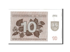 Billete, 10 (Talonas), 1991, Lituania, UNC
