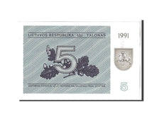 Lithuania, 5 (Talonas), 1991, KM #34b, UNC(65-70), CD457108