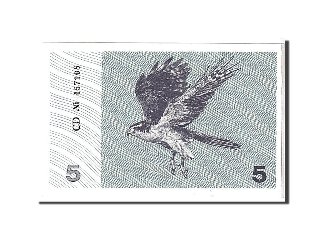 Lithuania, 5 (Talonas), 1991, KM #34b, UNC(65-70), CD457108