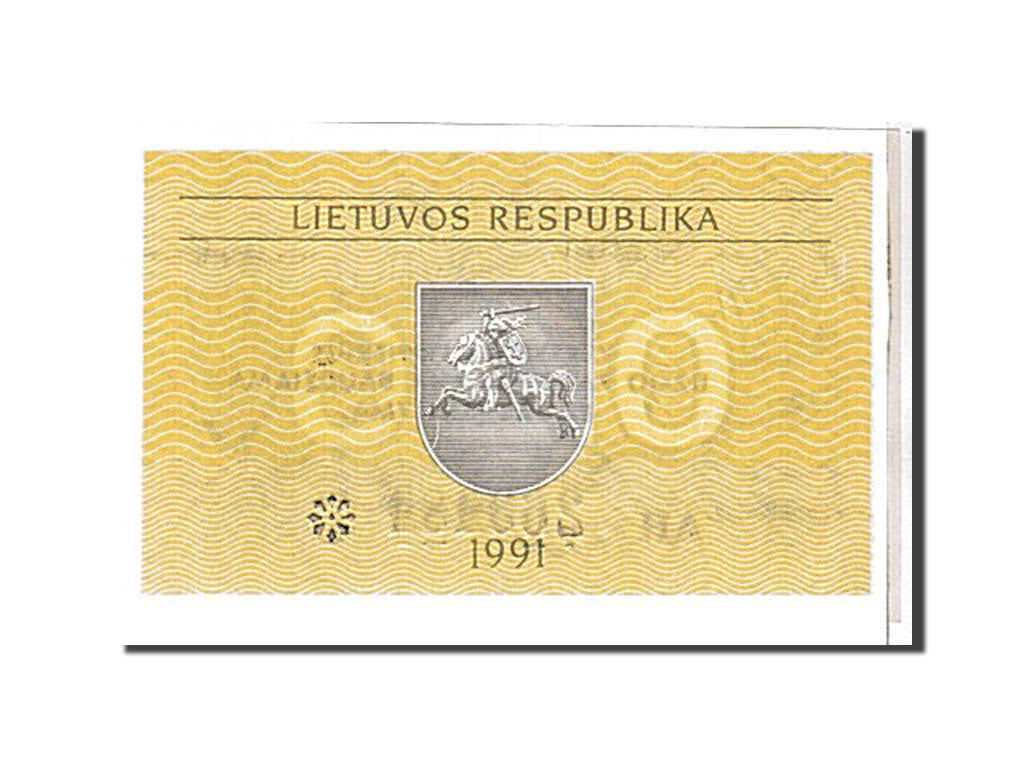 Billet, Lithuania, 0.20 Talonas, 1991, NEUF