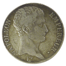 Francia, Napoléon I, 5 Francs, 1805, Paris, B+, Argento, KM:662.1, Gadoury:580