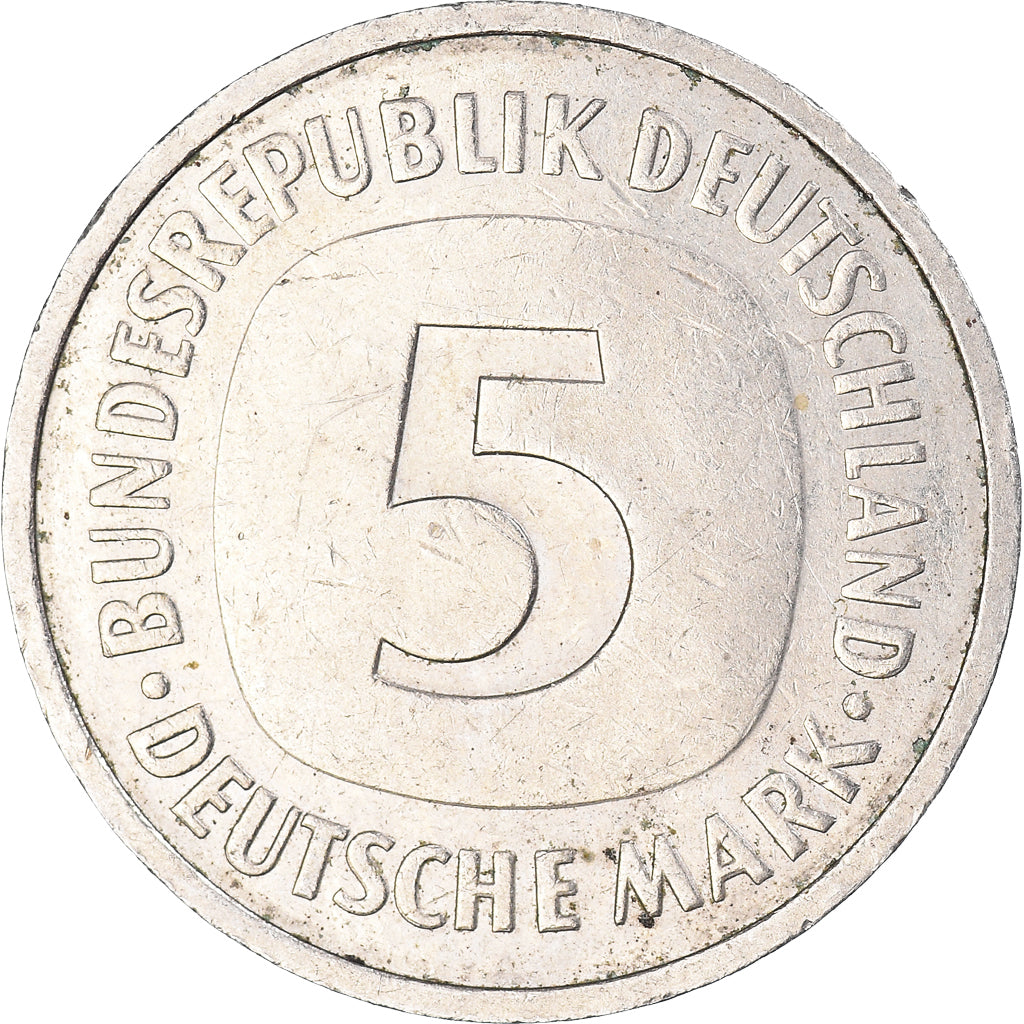 Coin, GERMANY - FEDERAL REPUBLIC, 5 Mark, 1988