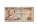Jordan, 1/2 Dinar, 1975, KM #17c, VF(20-25)