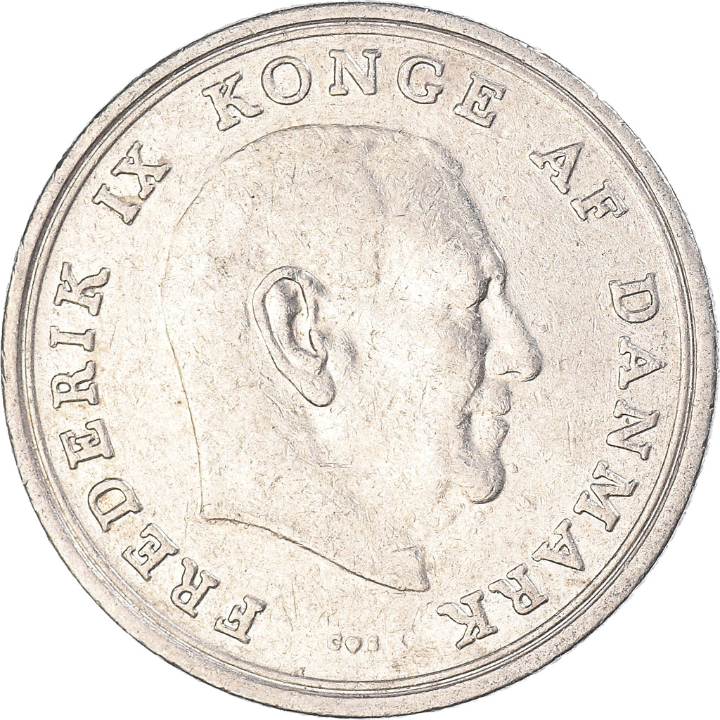 Moneda, Dinamarca, Krone, 1966