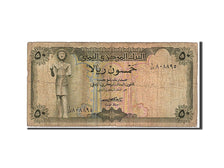 Yemen Arab Republic, 50 Rials, 1973, KM #15b, VF(20-25)