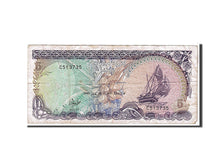 Maldives, 5 Rufiyaa, 1990, KM #16, VF(20-25), C513735