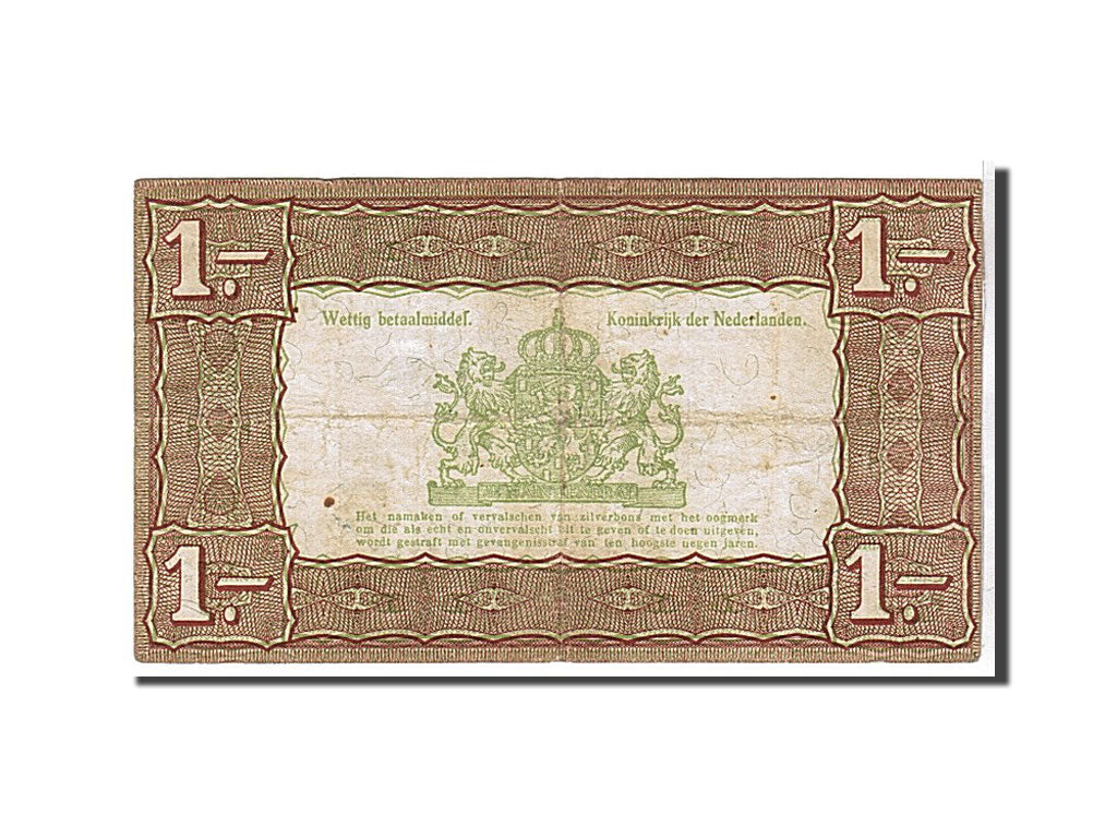 Biljet, Nederland, 1 Gulden, 1938, KM:61, TB
