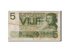 Biljet, Nederland, 5 Gulden, 1966, TB