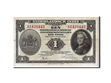 Netherlands Indies, 1 Gulden, 1943, KM #111a, AU(50-53), AX429443