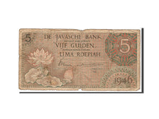 Netherlands Indies, 5 Gulden, 1946, KM #88, VG(8-10), DWC018105