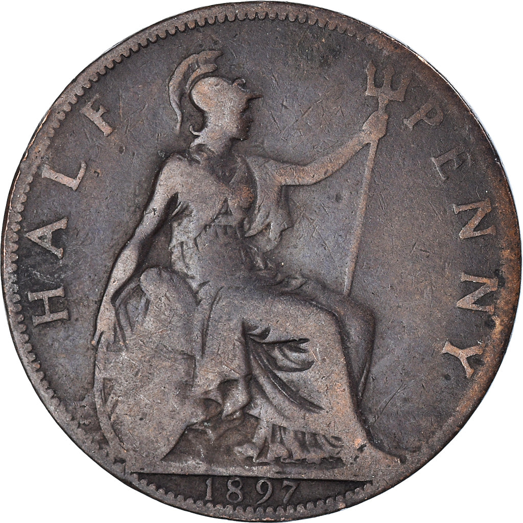 Moneta, Gran Bretagna, 1/2 Penny, 1897