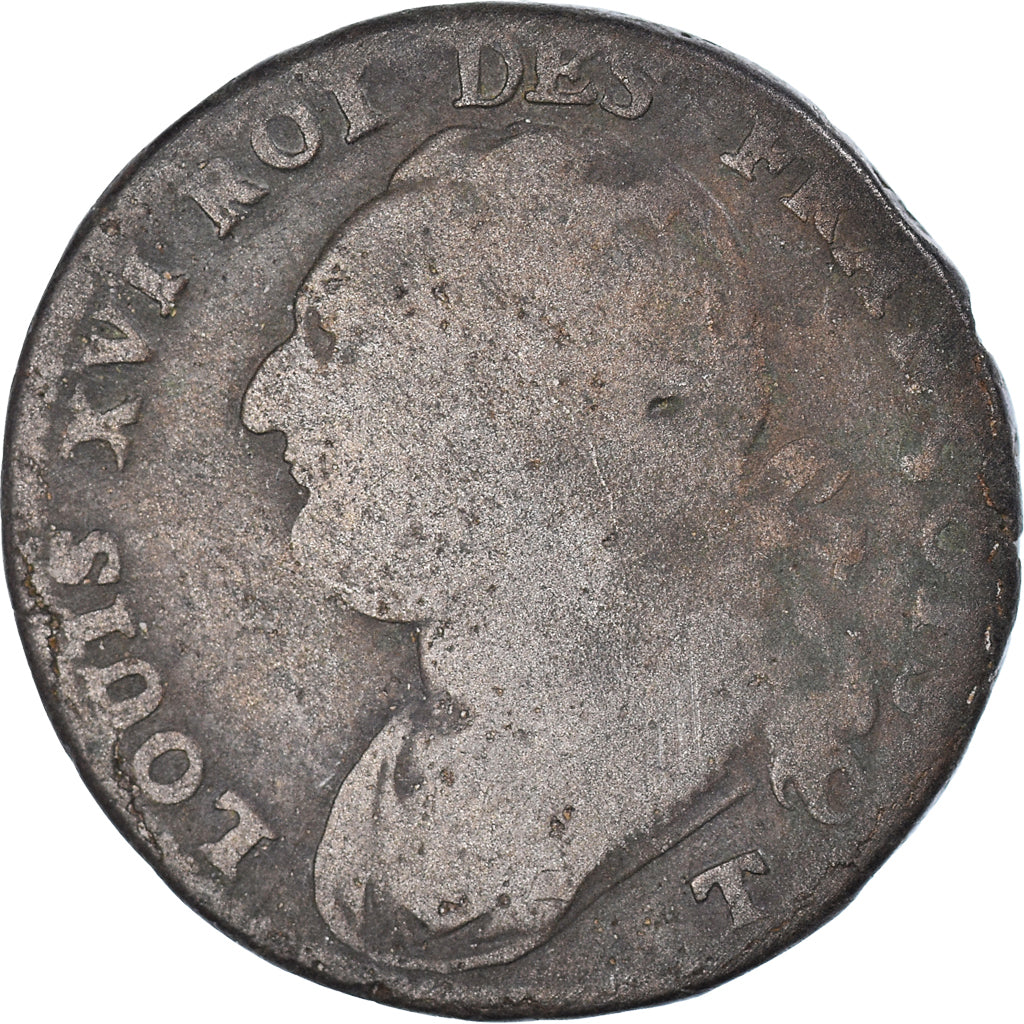 Moneta, Francia, 12 Deniers, 1792