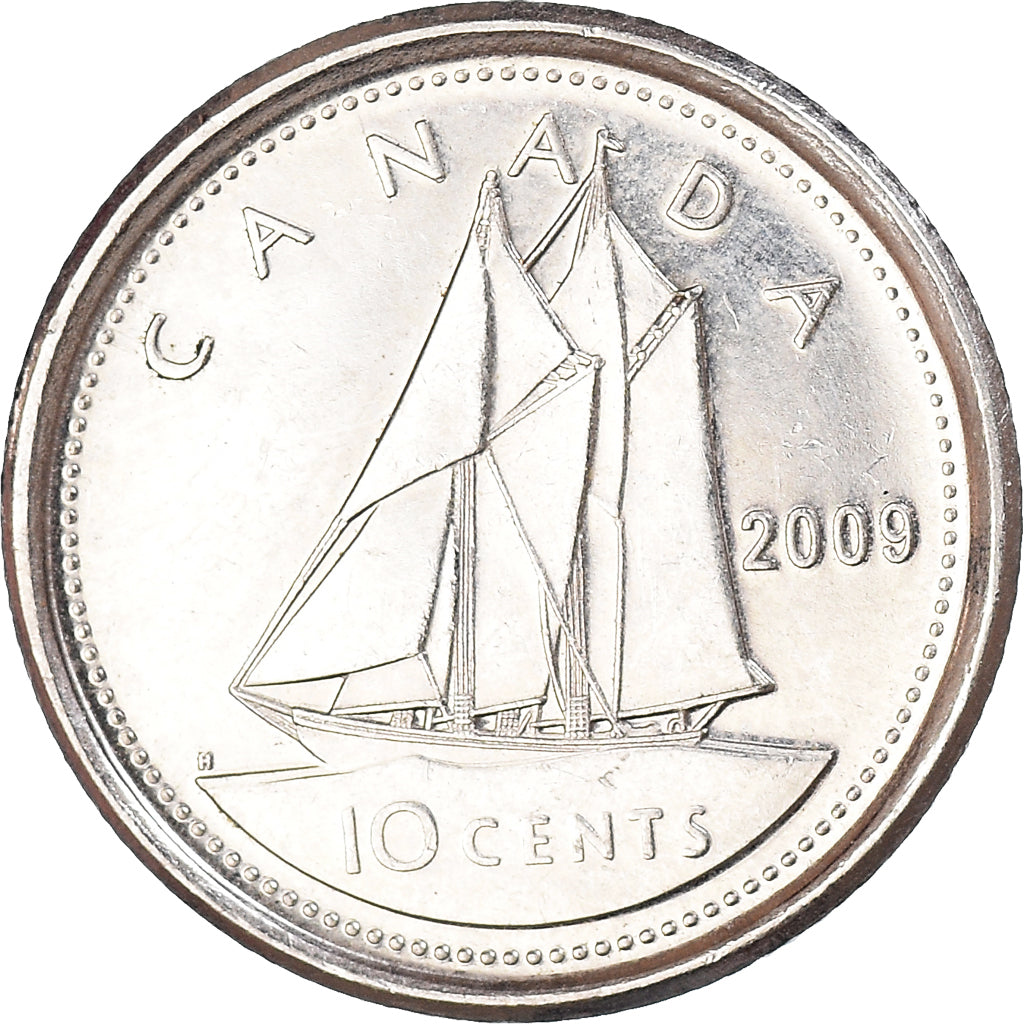 Coin, Canada, 10 Cents, 2009