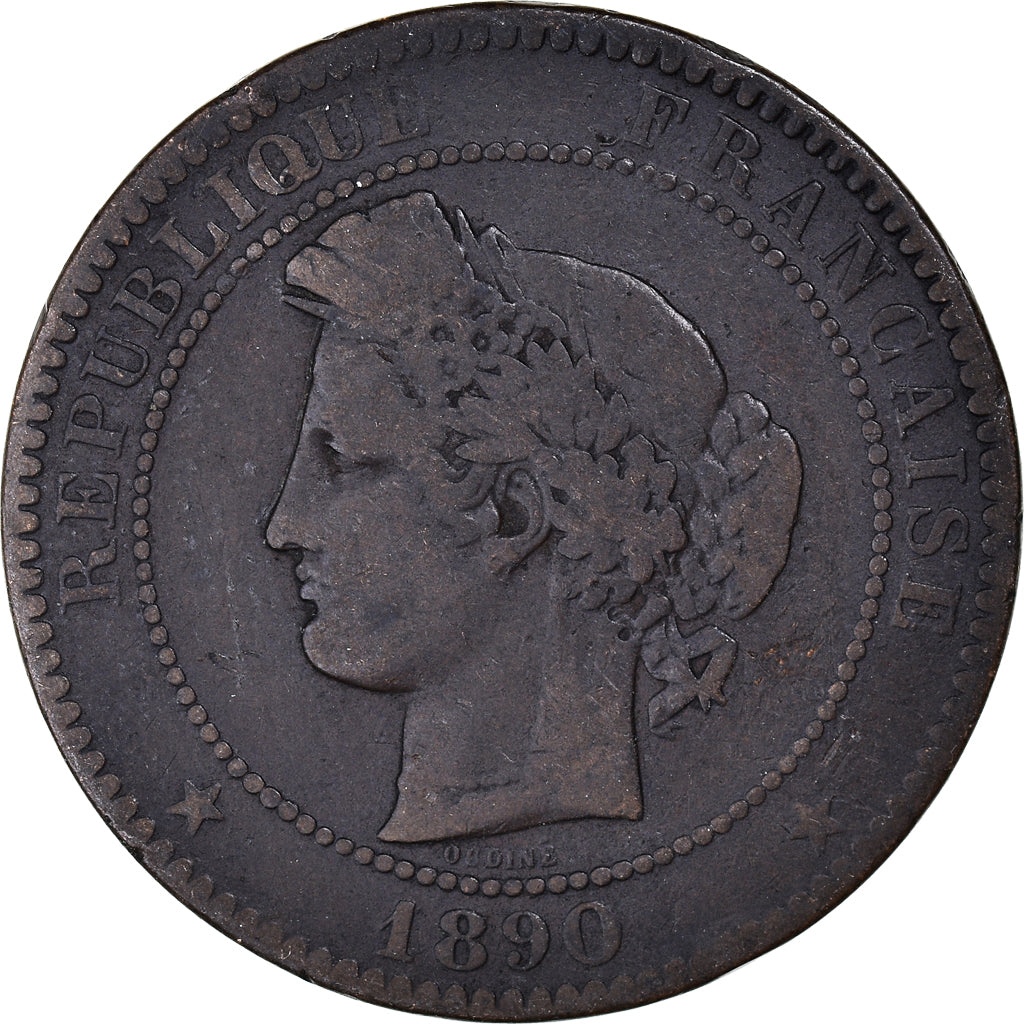 Munten, Frankrijk, 10 Centimes, 1890