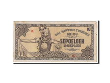 Netherlands Indies, 10 Roepiah, 1944, KM #131a, AU(55-58), SL