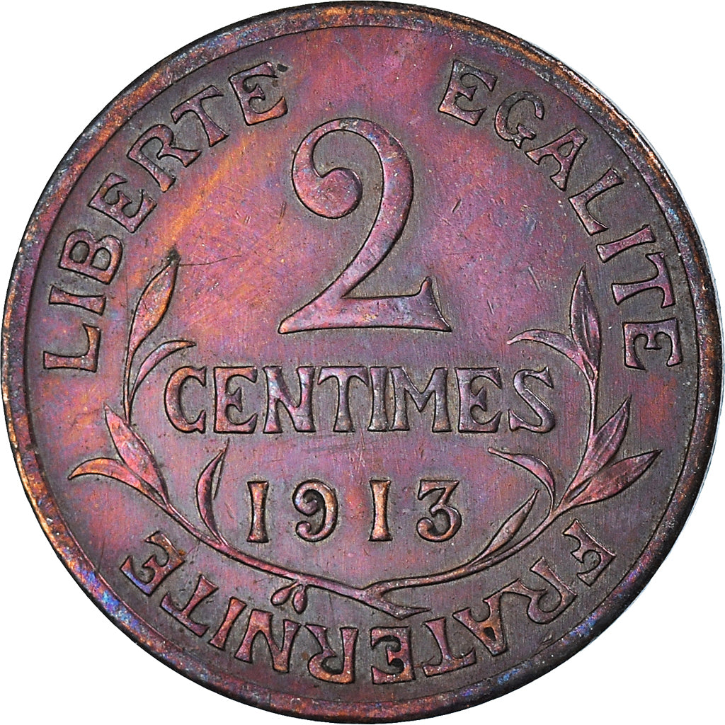 Münze, Frankreich, 2 Centimes, 1913