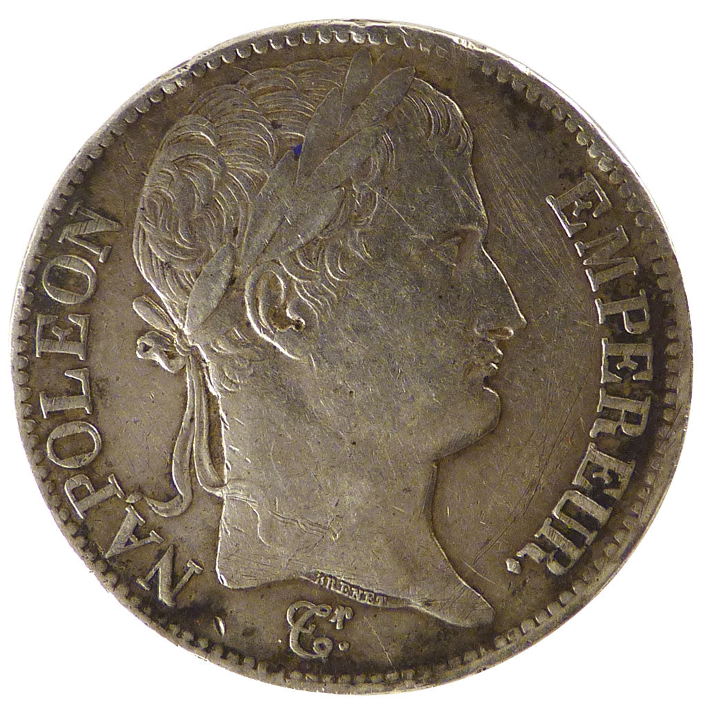 FRANCE, Napoléon I, 5 Francs, 1811, Paris, EF(40-45), Silver, Gadoury #584, 2...