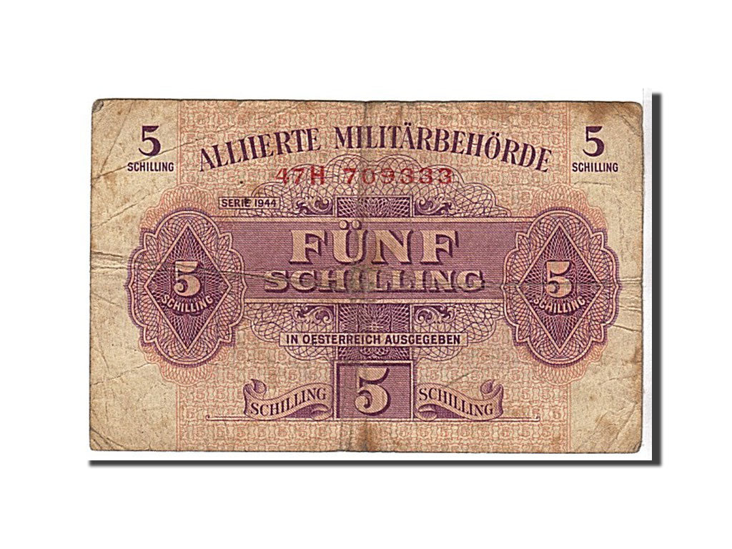 Austria, 5 Schilling, 1944, KM #105, VF(20-25)