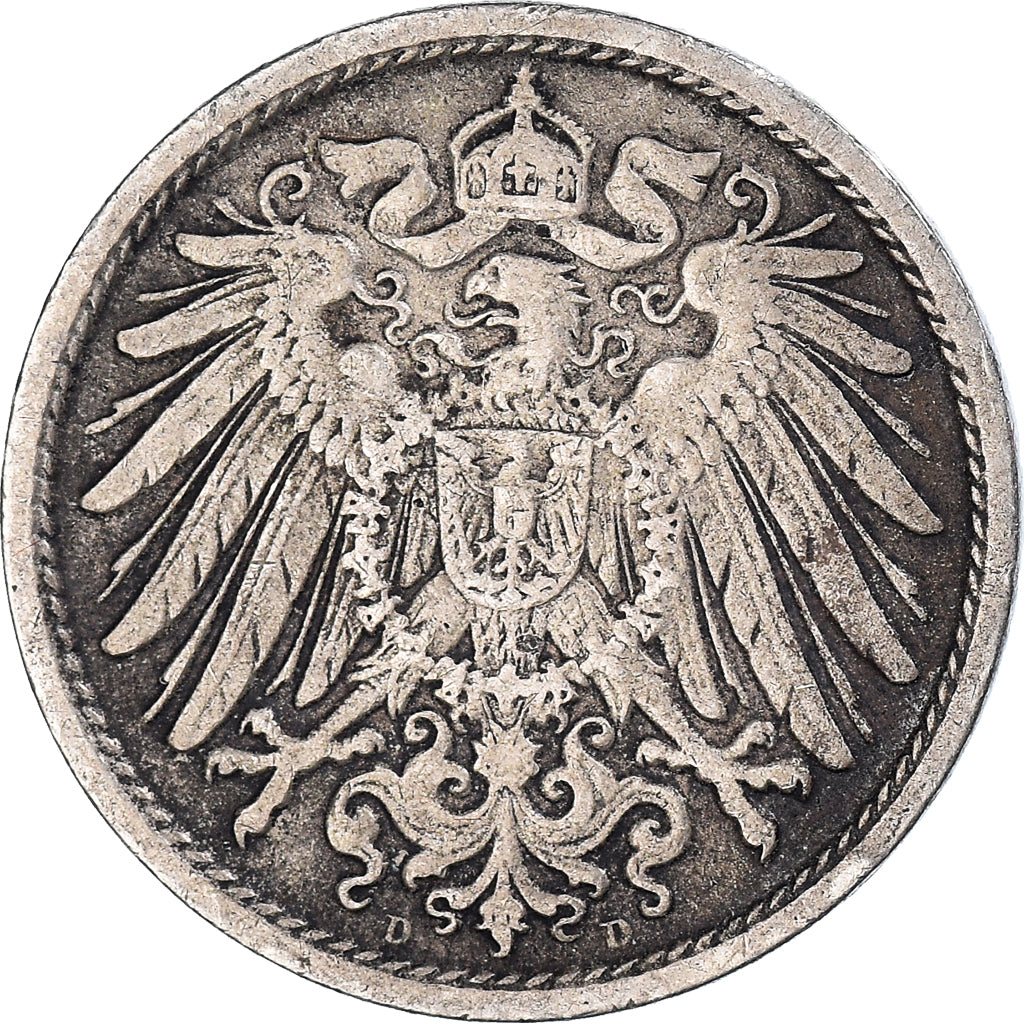 Münze, Deutschland, 10 Pfennig, 1907