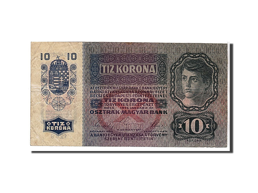 Austria, 10 Kronen, 1915, KM #51a, EF(40-45), 734020