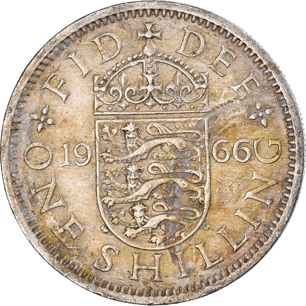 Monnaie, Grande-Bretagne, Shilling, 1966