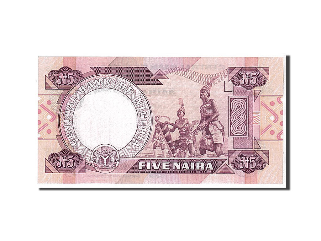 Banknote, Nigeria, 5 Naira, 1984, KM:24d, UNC(65-70)