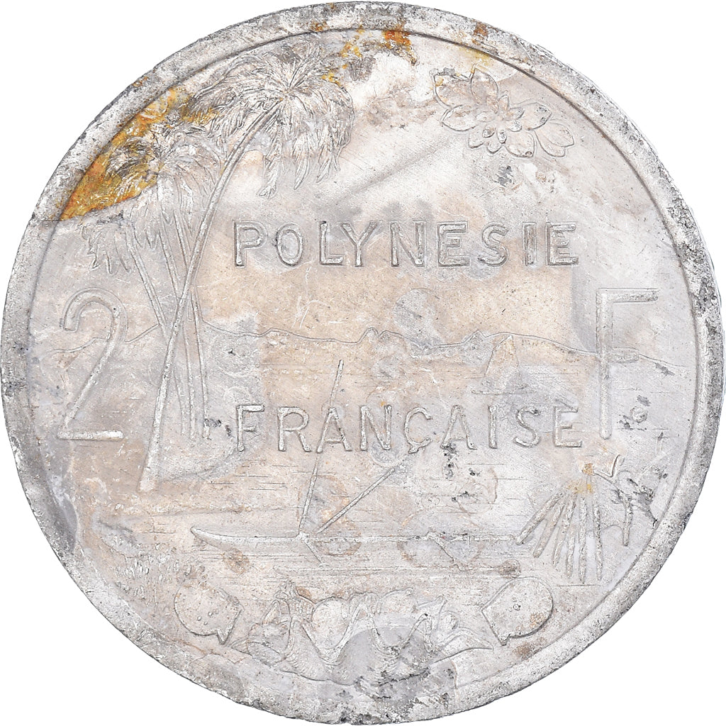 Moeda, Polinésia Francesa, 2 Francs, 1999