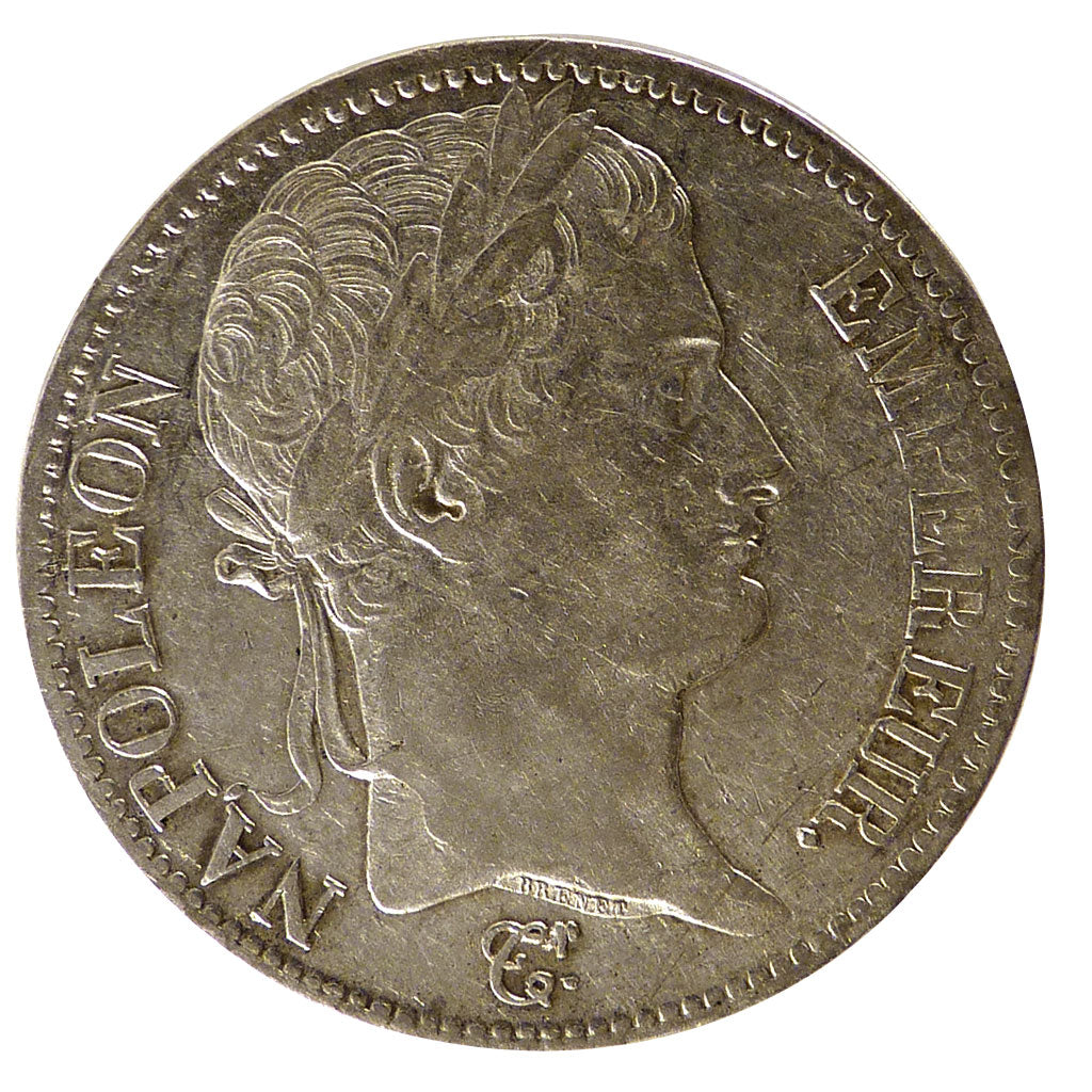 FRANCE, Napoléon I, 5 Francs, 1811, Paris, EF(40-45), Silver, Gadoury #584, 2...