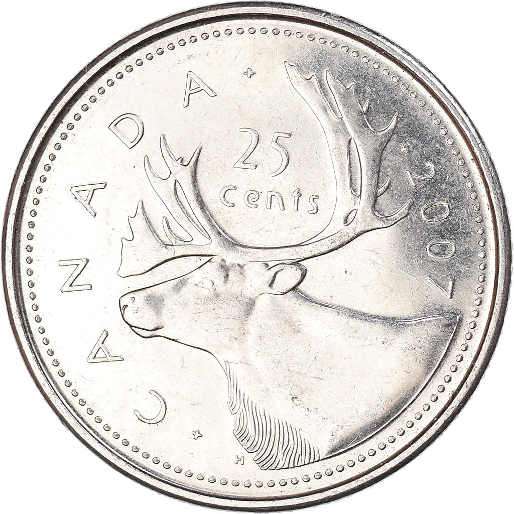 Coin, Canada, 25 Cents, 2007