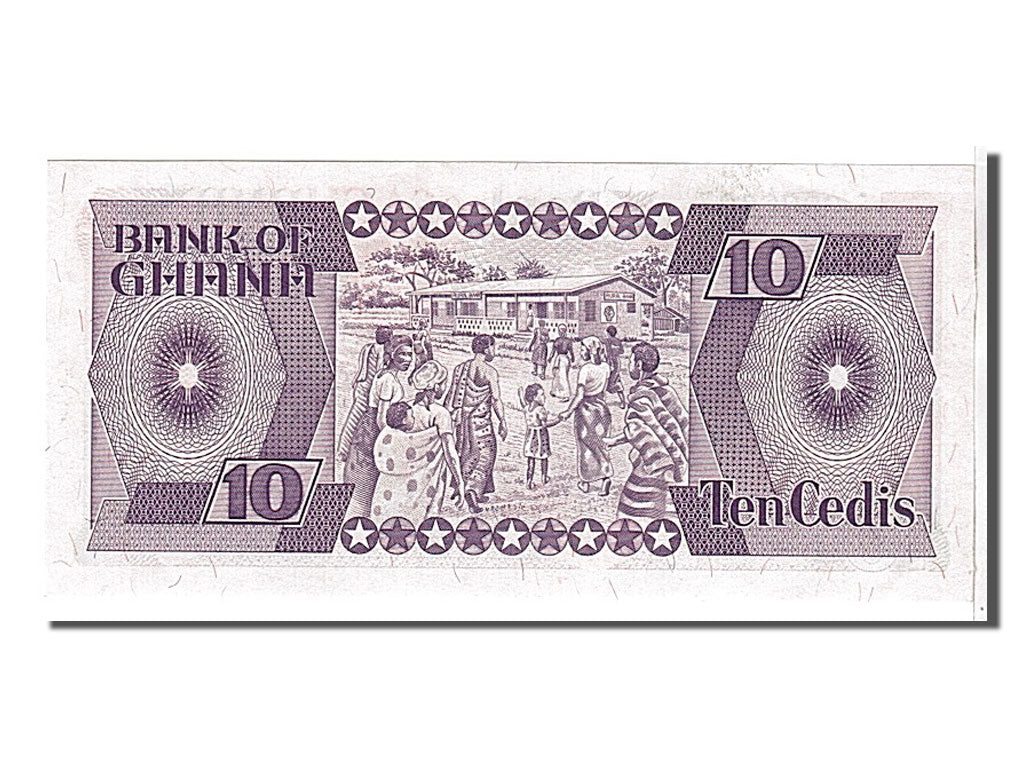 Billete, 10 Cedis, 1984, Ghana, UNC