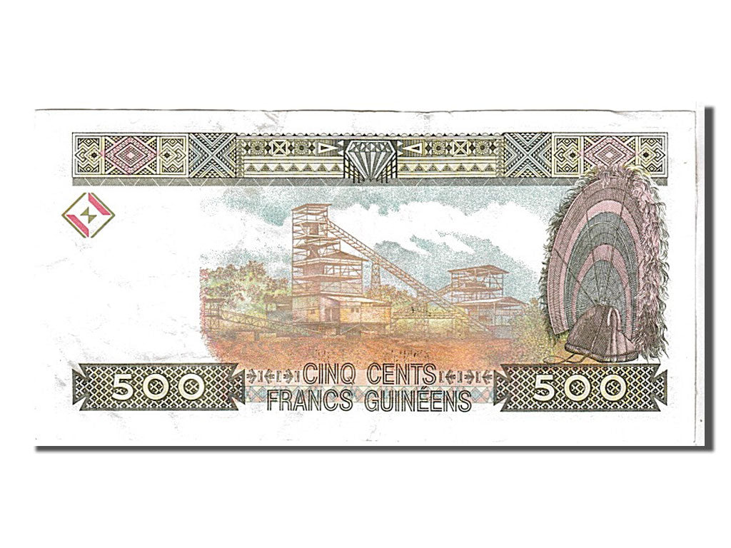 Banknote, Guinea, 500 Francs, 1998, EF(40-45)