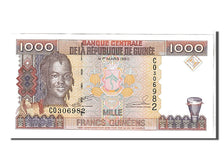 Guinea, 1000 Francs, 1998, KM #37, AU(55-58), C0306982