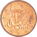 Moneta, Francja, 2 Euro Cent, 2011