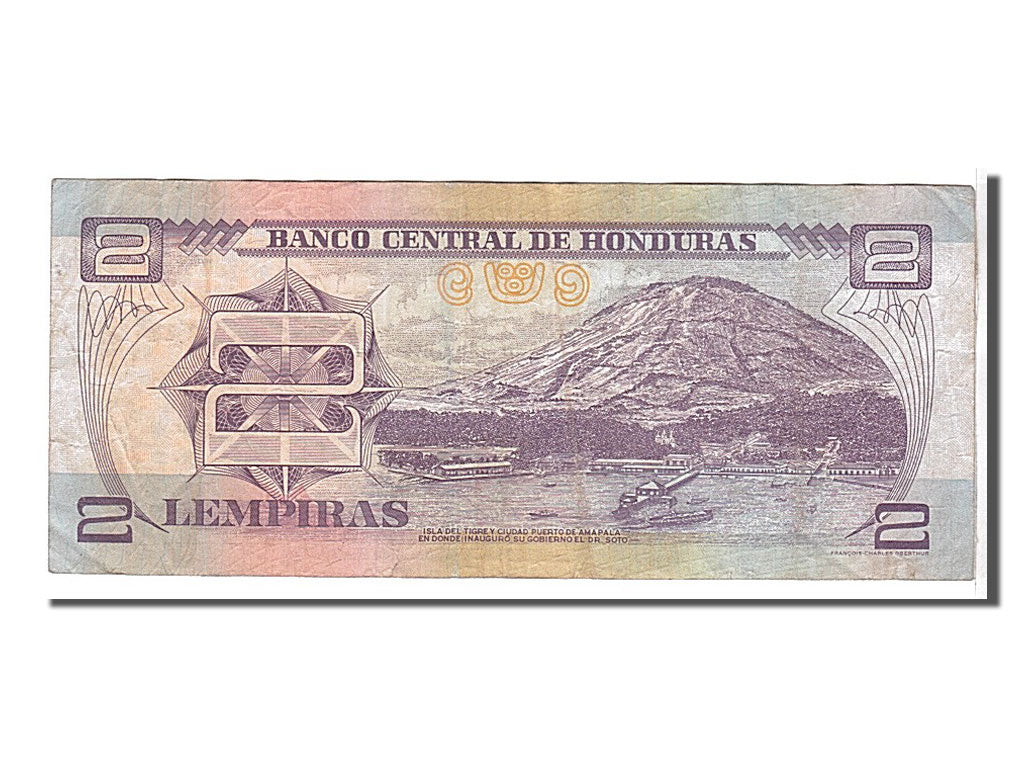 Honduras, 2 Lempiras, 2006, KM #80Ae, VF(20-25), T9158849