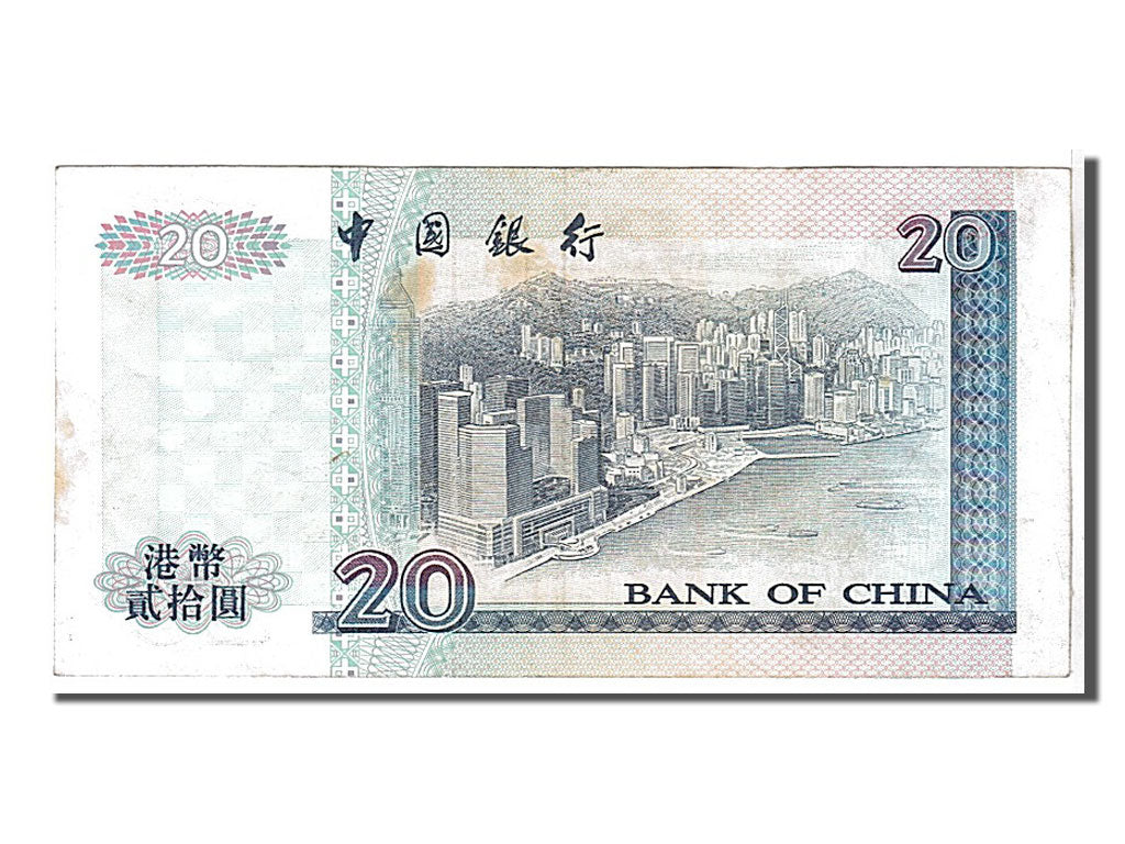 Hong Kong, 20 Dollars, 2000, KM #329f, VF(20-25), CL727997