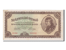 Biljet, Hongarije, 100,000,000 Pengö, 1946, KM:124, TTB+