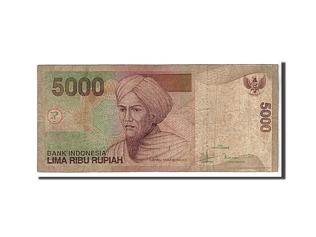 Indonesia, 5000 Rupiah, 2001, KM #142a, VF(20-25), WIE362019