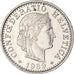 Moneda, Suiza, 20 Rappen, 1989